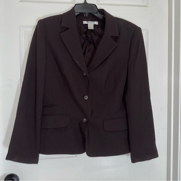 Black Tailored Blazer with Notched Lapels - Picture 1 of 11